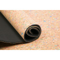 Wholesale 5mm wooden cork double layer skid proof nontoxic tpe yoga mat roll